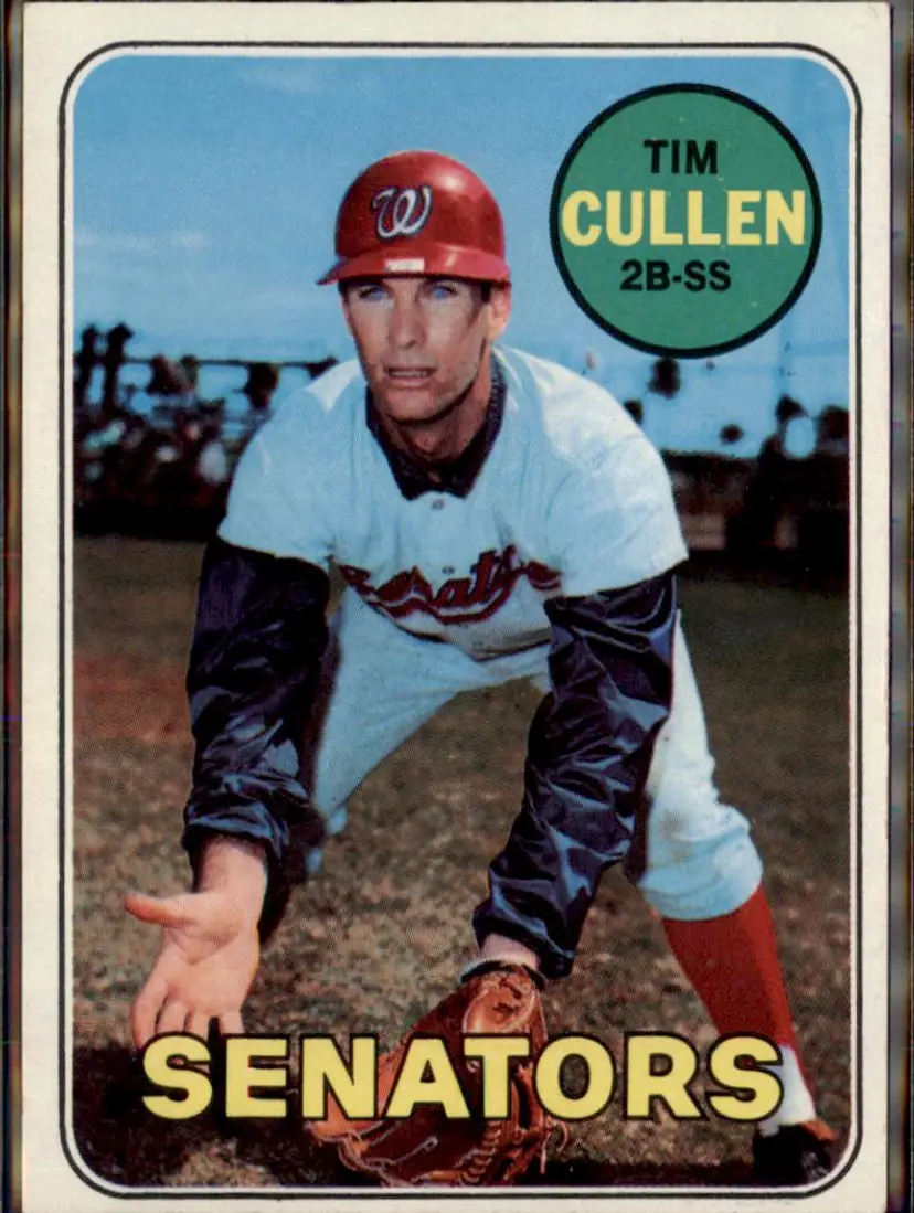 1969 Topps #586 Tim Cullen - (pk3) - Washington Senators