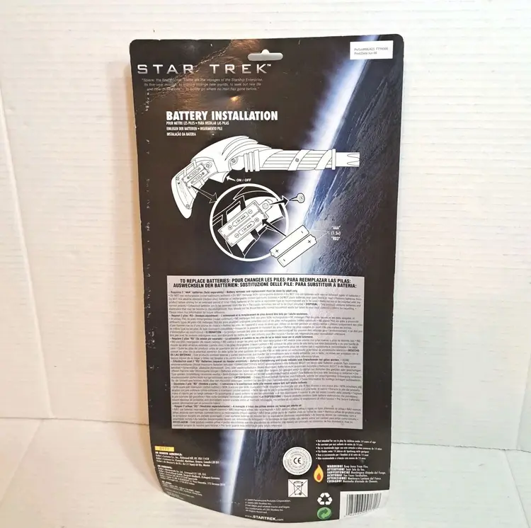 Star Trek Nero Romulan Disruptor Sound Blaster 2009 New Cosplay Sci-Fi Space Toy