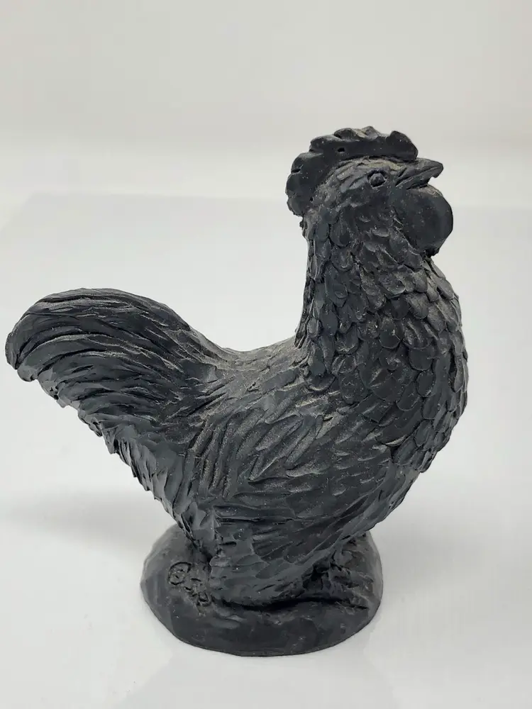 E. J. Mining Hand Carved Coal Chicken