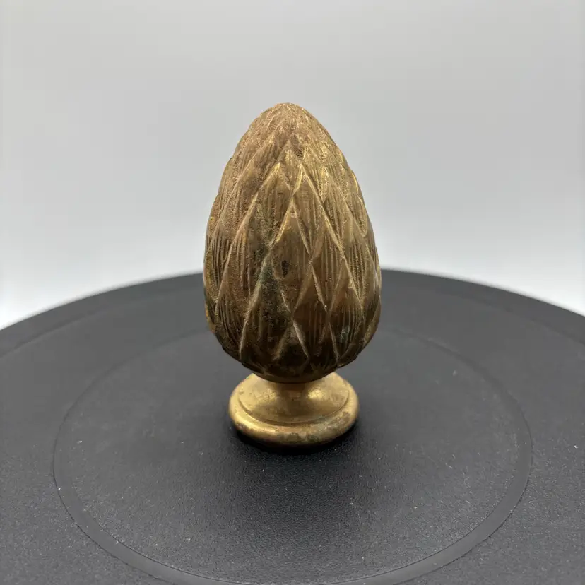 Large Brass Pineapple Finial