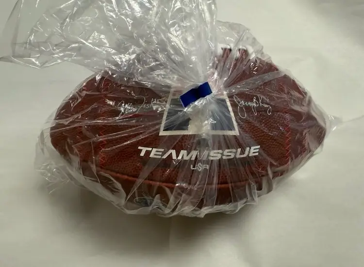 DEFUNCT AF1 Arena Football Team Issue Billings Outlaw New Leather Game Ball