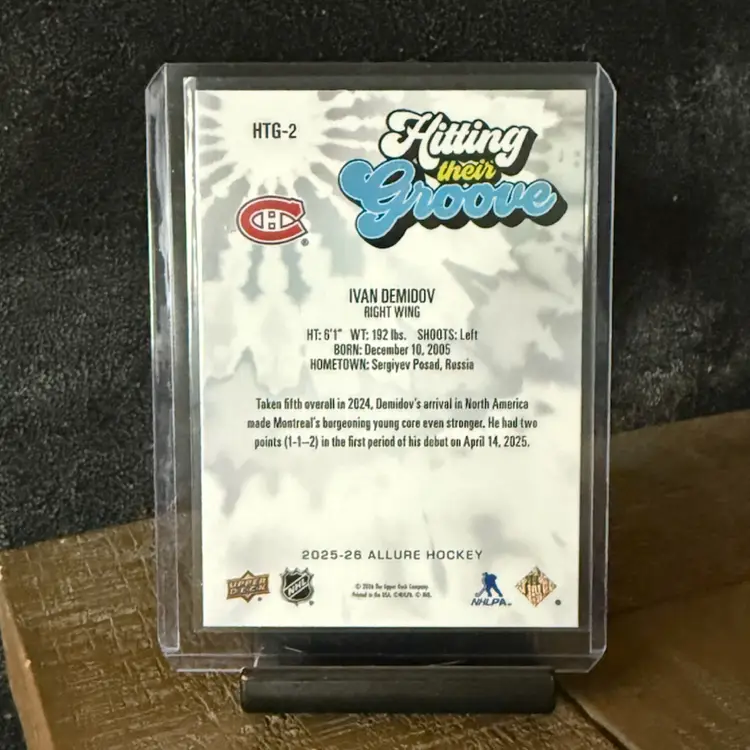 Ivan Demidov - 2025-26 Upper Deck Allure - Montreal Canadiens
