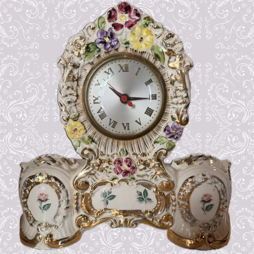 Victorian Ceramic Clock