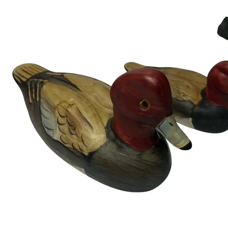 3 Bisque Made Decorative Ducks. - Tawain