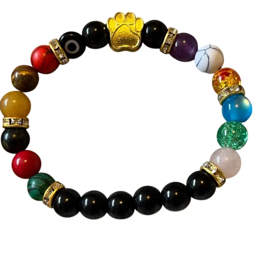 Rainbow Bridge Memorial Pet Bracelet