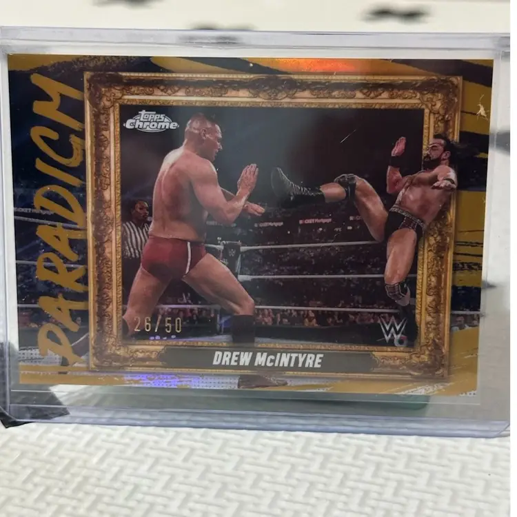 Drew McIntyre /50 Gold Paradigm