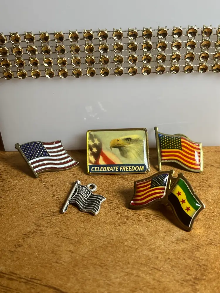 5pc ‘Merica Collector Pin & Charm