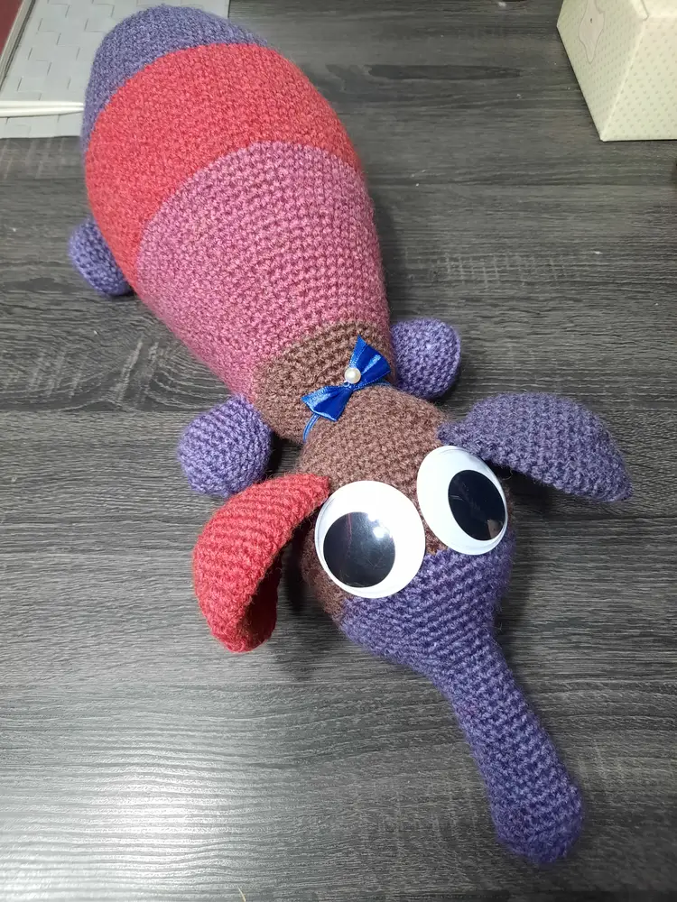 Handmade Crochet Silly Monster Pet Plush Toy Amigurumi