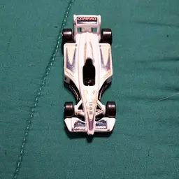 2000 Hot Wheels  Mcdonalds White Compaq Race Car