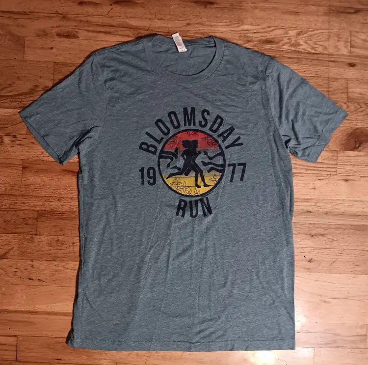 vintage style Bloomsday Run 1977 t-shirt NEW Inaugural marathon race spokane