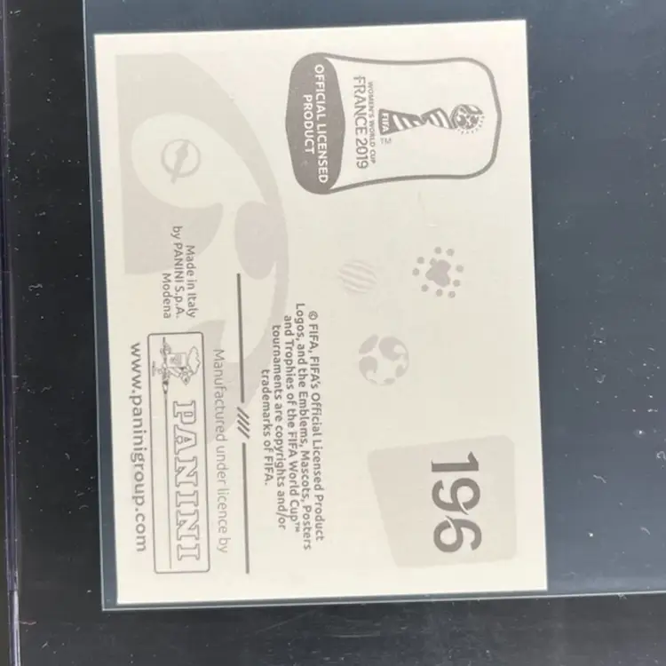 Italy Team Photo 2019 Panini Women’s World Cup Sticker Italy Soccer Card