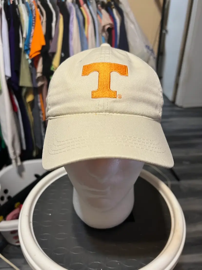 Tennessee Volunteers White Orange Adjustable Hat