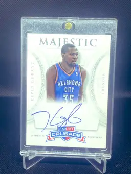 2012 Panini Crusade, Kevin Durant Autograph Majestic