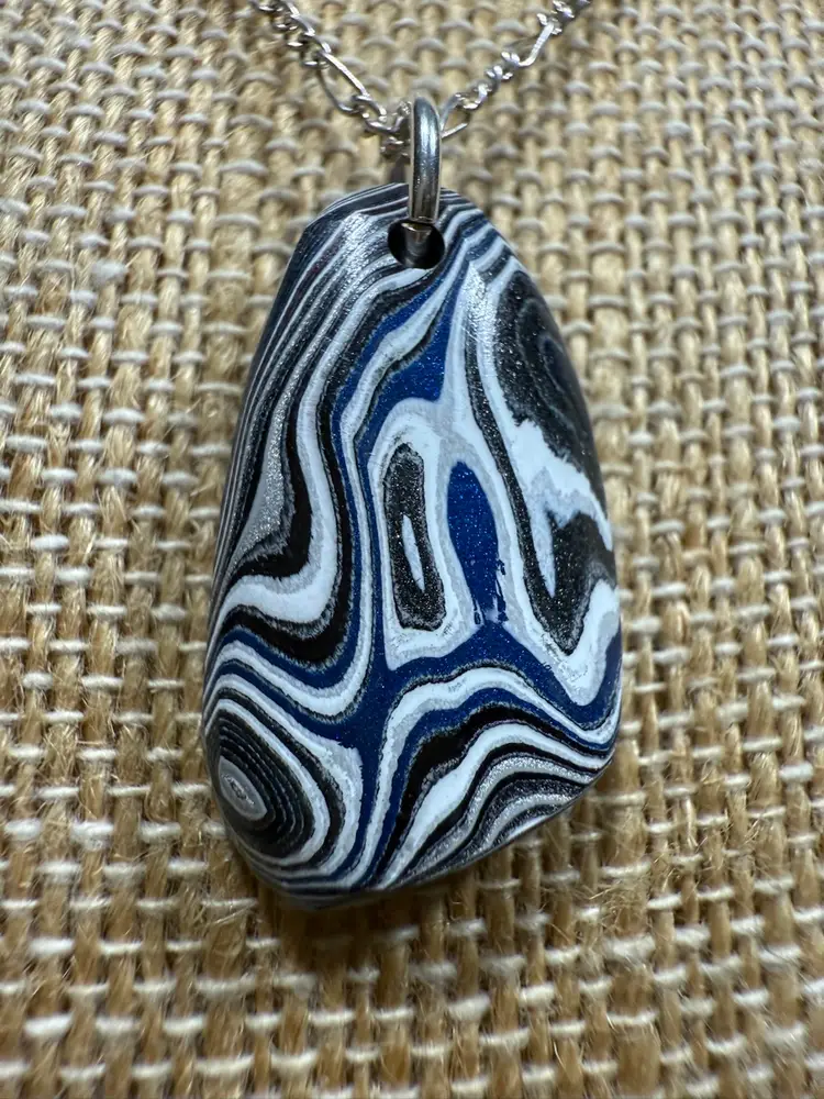 Genuine Detroit Fordite Pendant Only