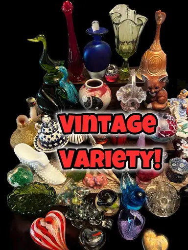 Paperweights, Fenton, Pottery, Rinconadas, Kitsch!