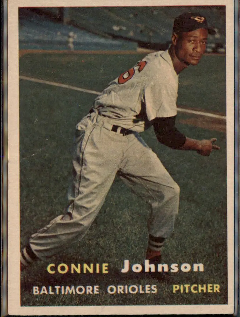 1957 Topps #43 Connie Johnson - ( pk1 ) - Baltimore Orioles
