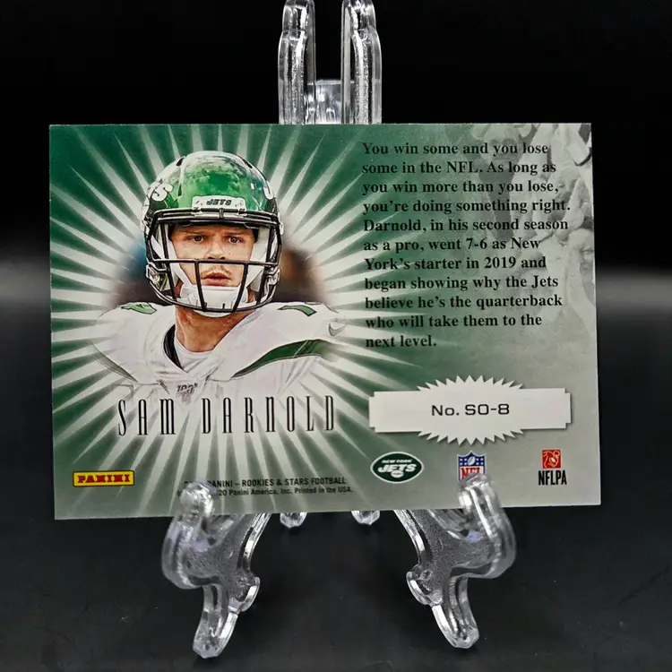 Sam Darnold 2020 Rookies & Stars Standing Ovations Orange /99