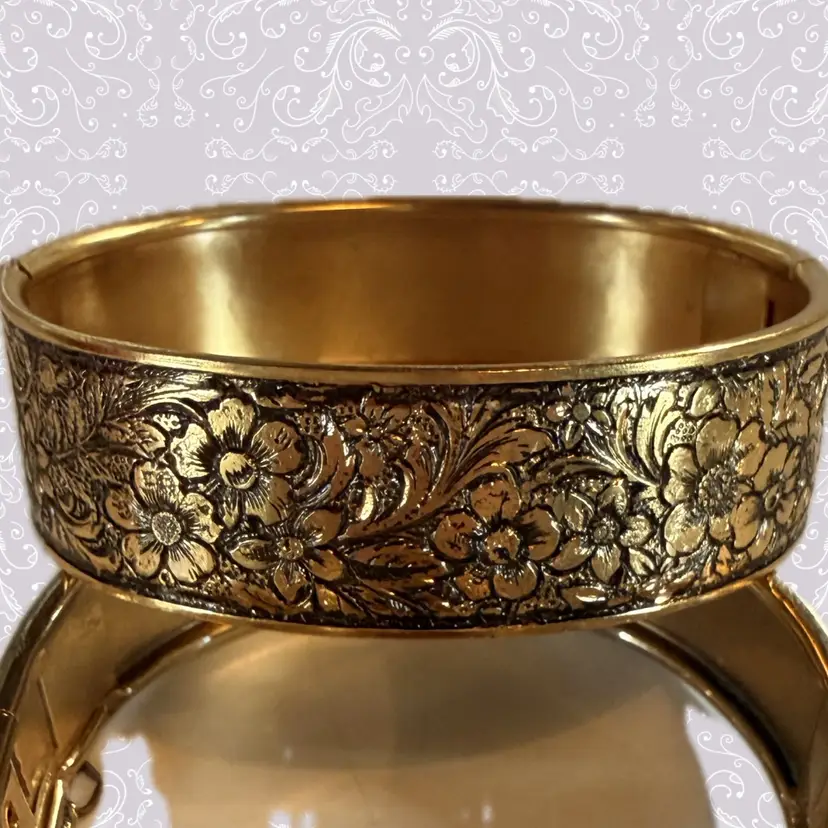 Gold Stamped Bracelet