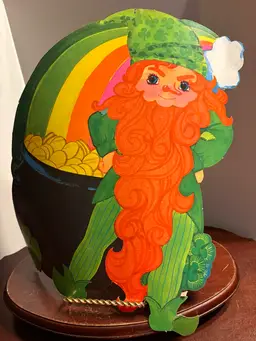 1979 Dennison St. Patrick’s Day Leprechaun Die Cut