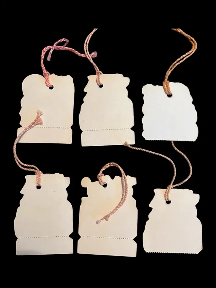 Lot Of 6 Vintage Christmas Tags Never Used