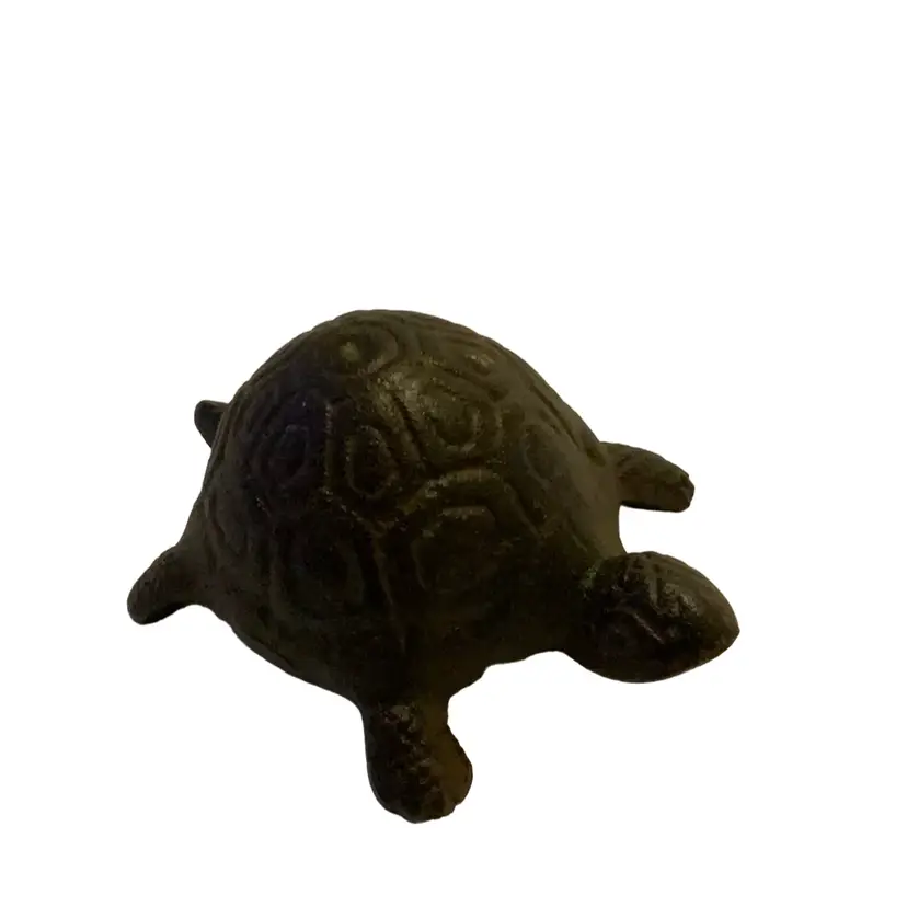#01 Cast Iron Turtle Paperweight