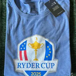 2025 Ryder Cup Bethpage, Black T-Shirt, Size Women’s Large