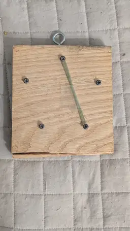 Plant Mounting Kit Oak 6x6"
