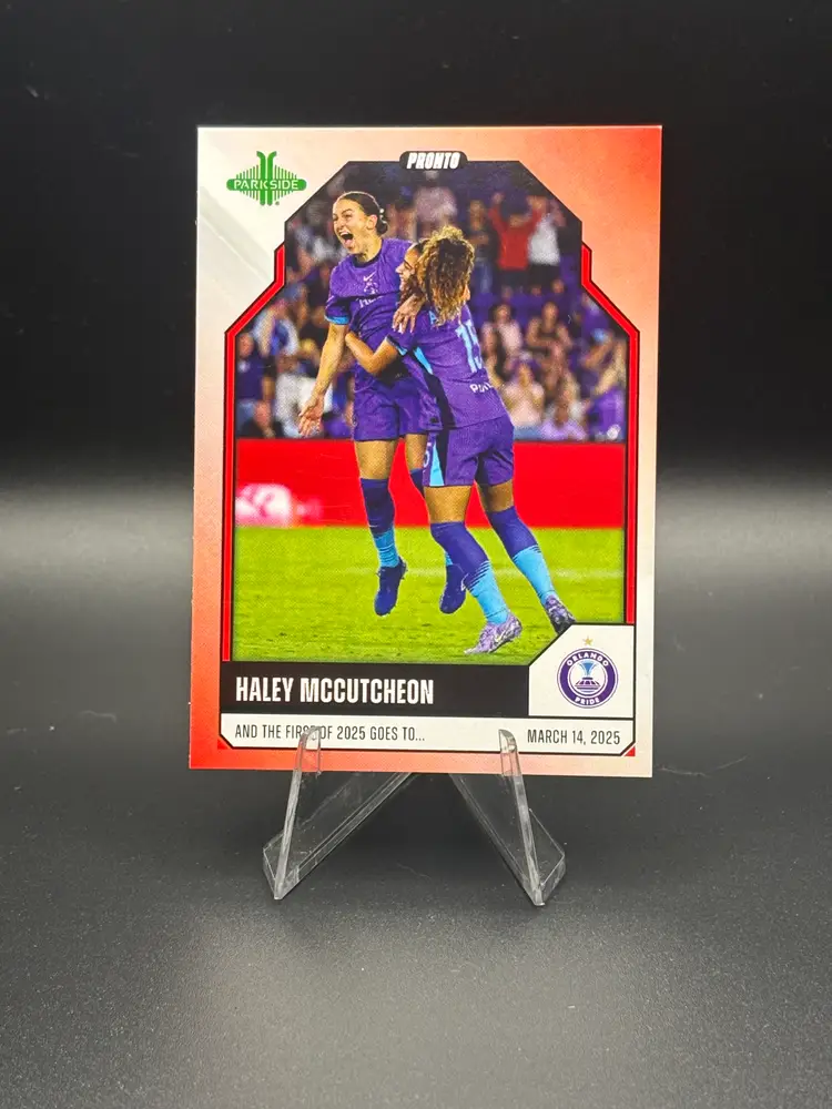Haley McCutcheon 2025 Parkside Pronto-2 Red /5 Parallel Orlando Pride