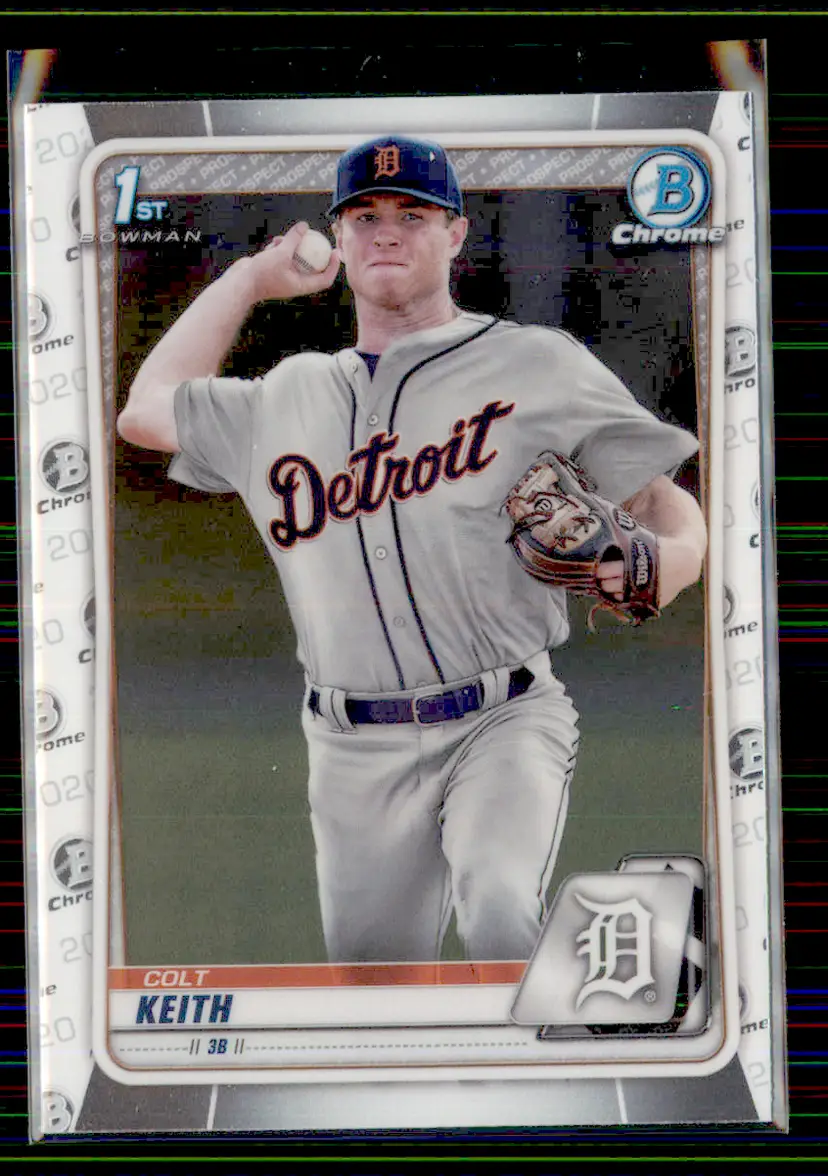 Colt Keith 2020 Bowman Draft #BD-54 - Detroit Tigers - (130-13)