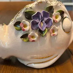 Vintage Ceramic Wallpocket/Vase Fish Shaped