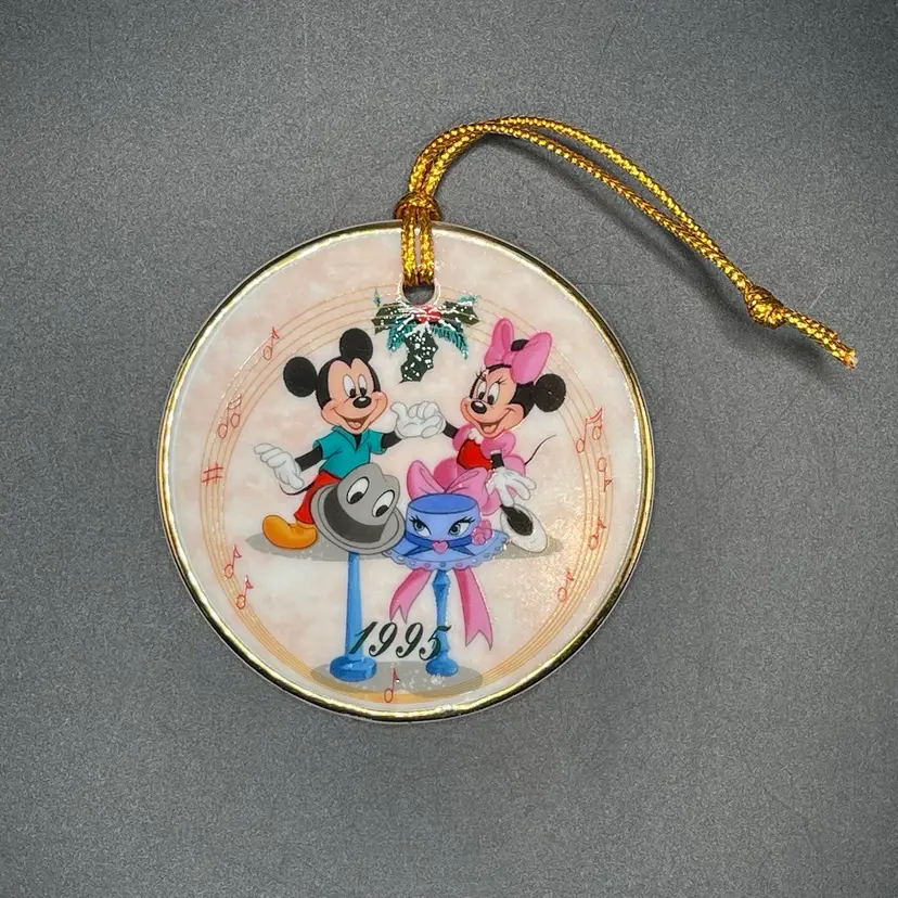 Disney Parks Christmas Collection Mickey Minnie Limited Edition Hanging Ornament