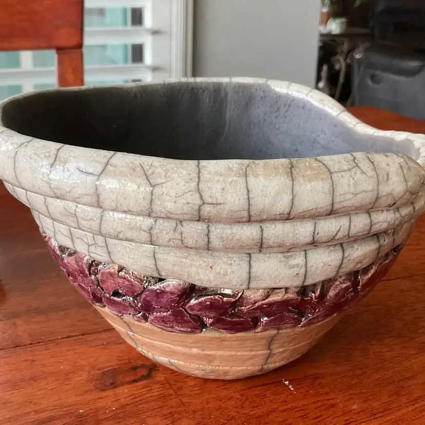 Raku Pottery Bowl