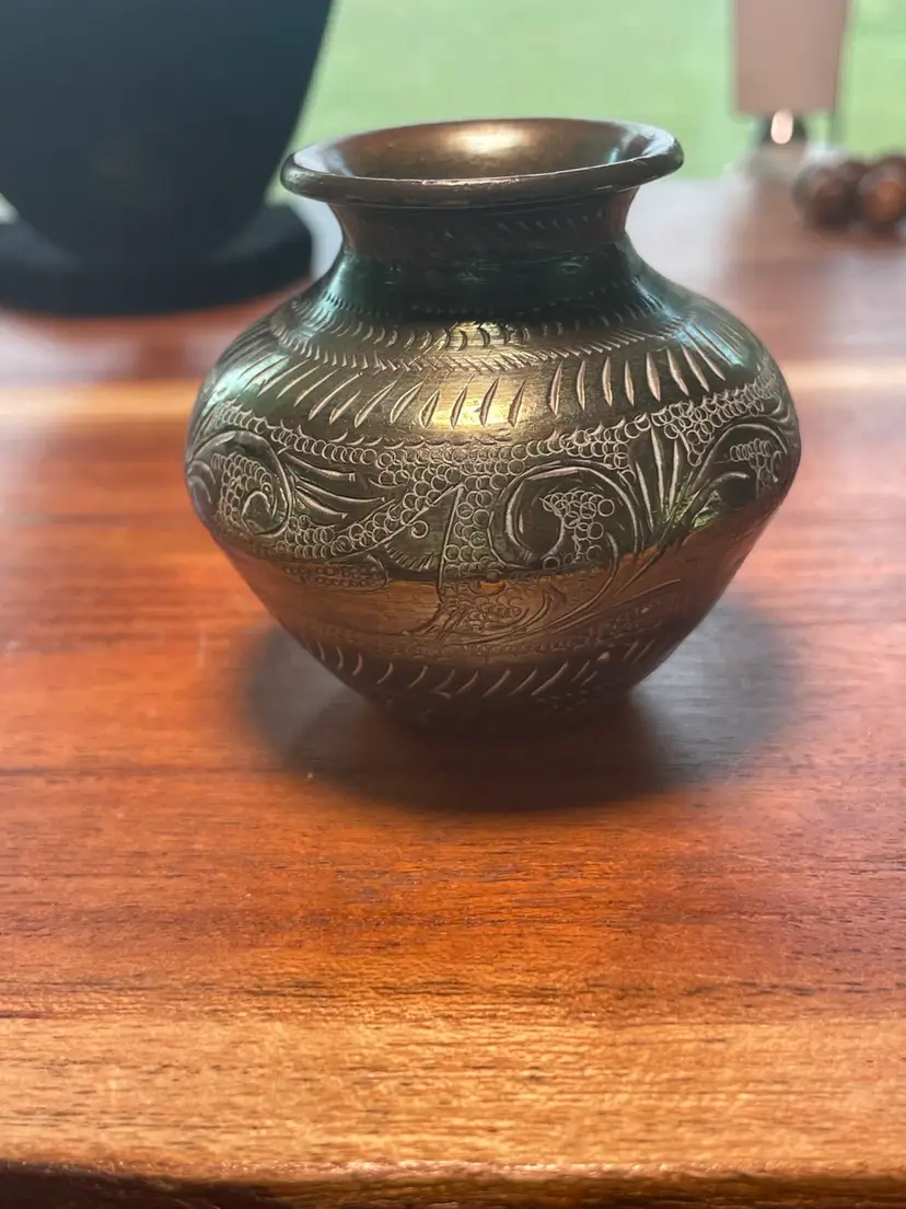 Antique Holy Water Pot Pooja Brass Lots Vessel