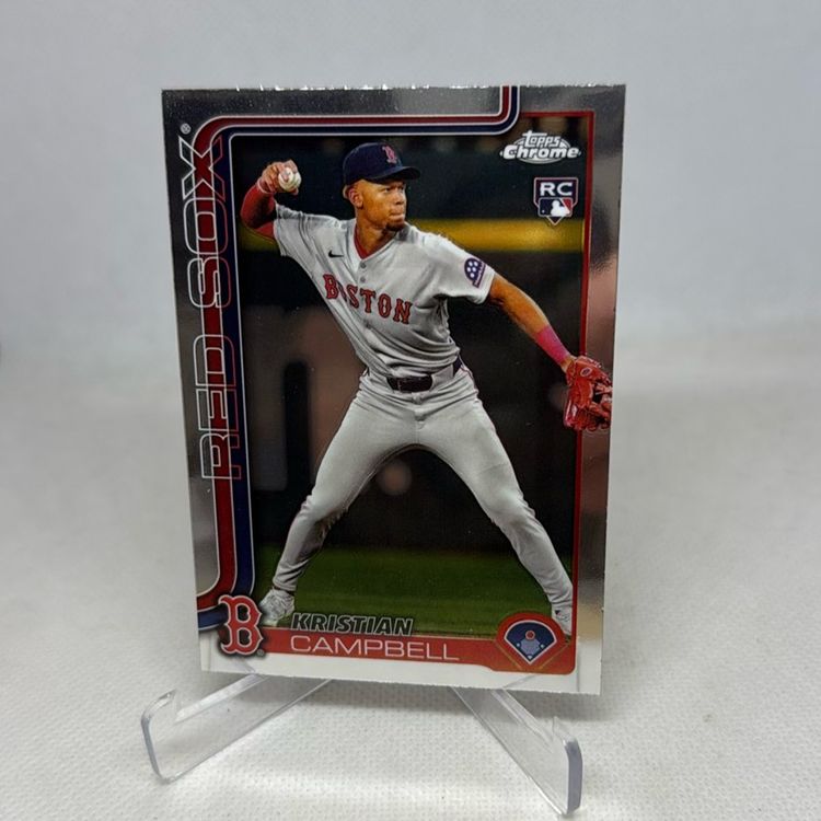2025 Topps Chrome Kristian Campbell #171 Rookie Boston Red Sox