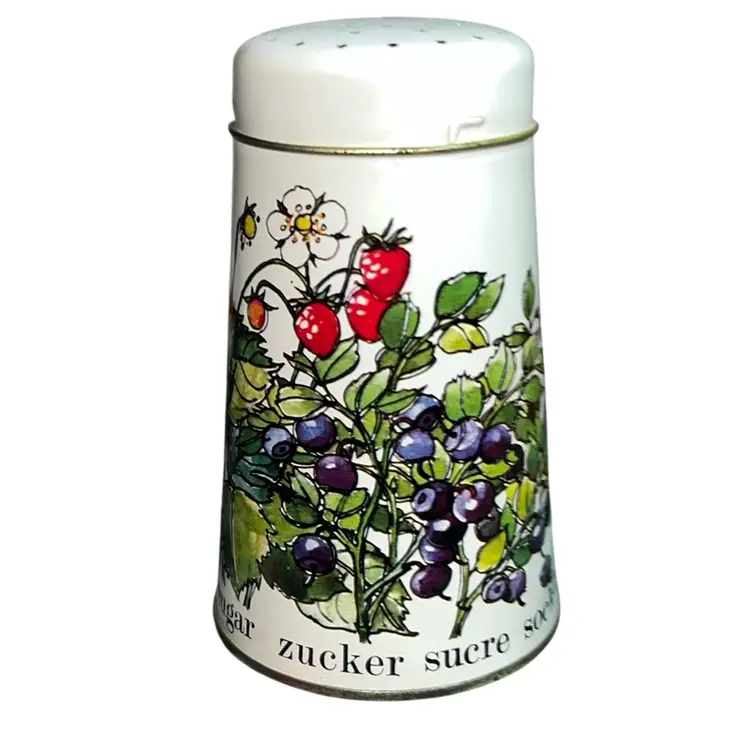 Regency Ware Tin Sugar Shaker Made In England 5 3/ 4”