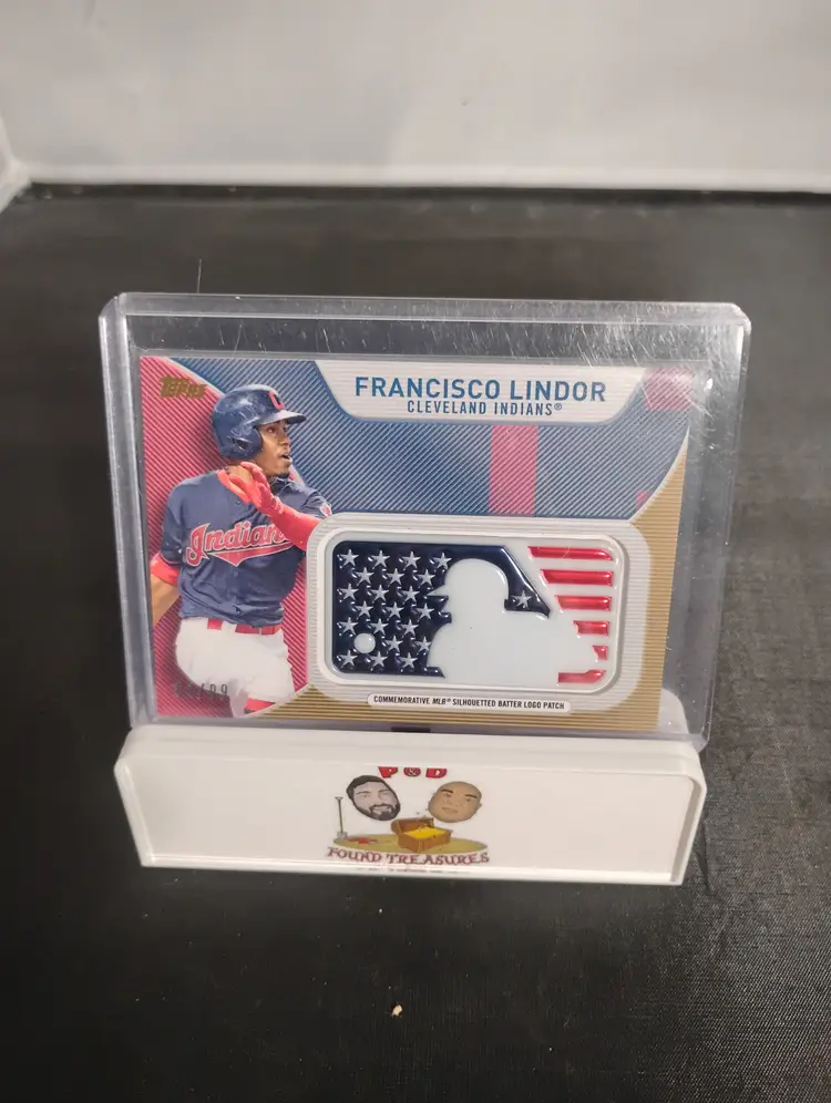 2017 Topps Francisco Lindor Commemorative Logo Patch /99