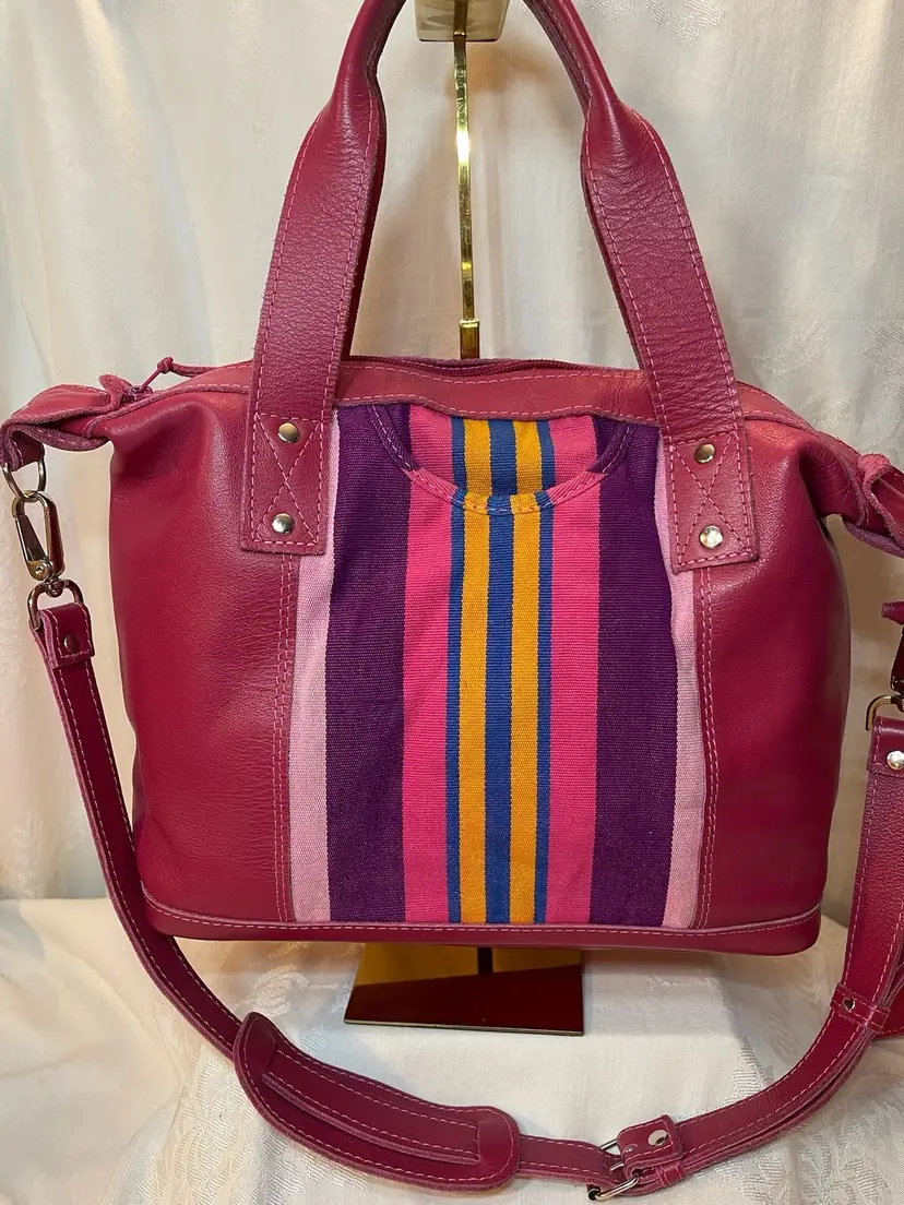 Nena & Co Sonia Leather Artisan Shoulder Bag