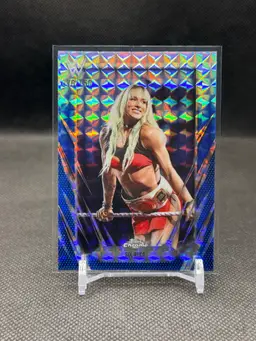 Sol Ruca 2026 Topps Chrome WWE Blue Geometric /150