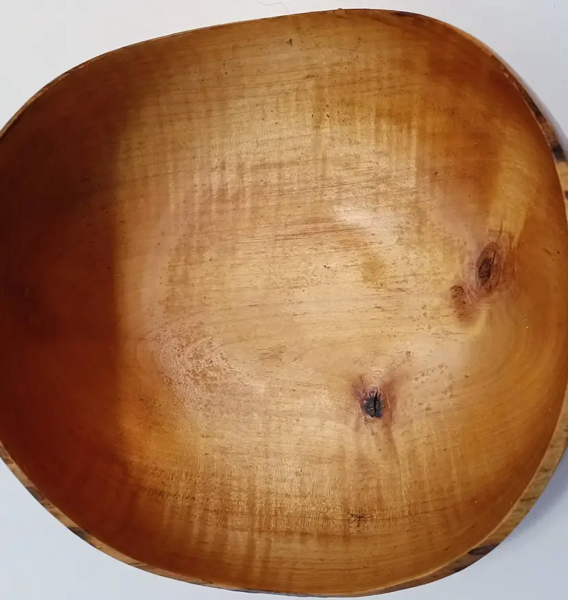 Hand Turned Live Edge Wood Bowl