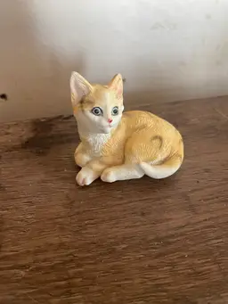 Orange Cat Statue