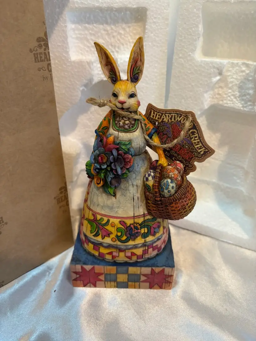 2004 Easter Bunnette Jim Shore in Original box Bunny