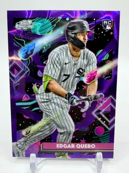 Edgar Quero 2025 Topps Cosmic Chrome #126 Rookie Purple Nebula Refractor /150 RC