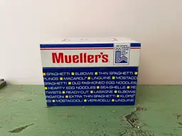 Mueller's Metal Recipe Card Box-1980 Olympic Winter Games-Kitchen Advertising Tin