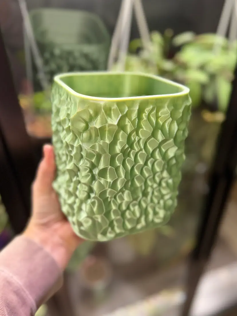 #40 3D printed pot no drainage 4  x 4