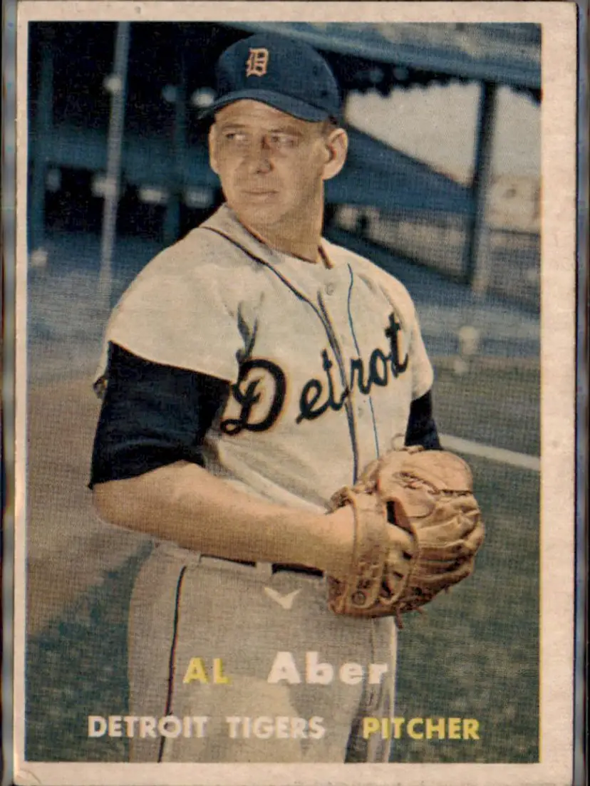 1957 Topps #141 Al Aber - ( pk1 ) - Detroit Tigers