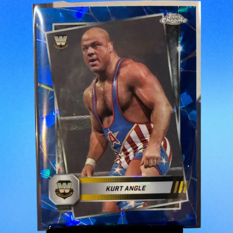 Kurt Angle Topps Chrome Sapphire