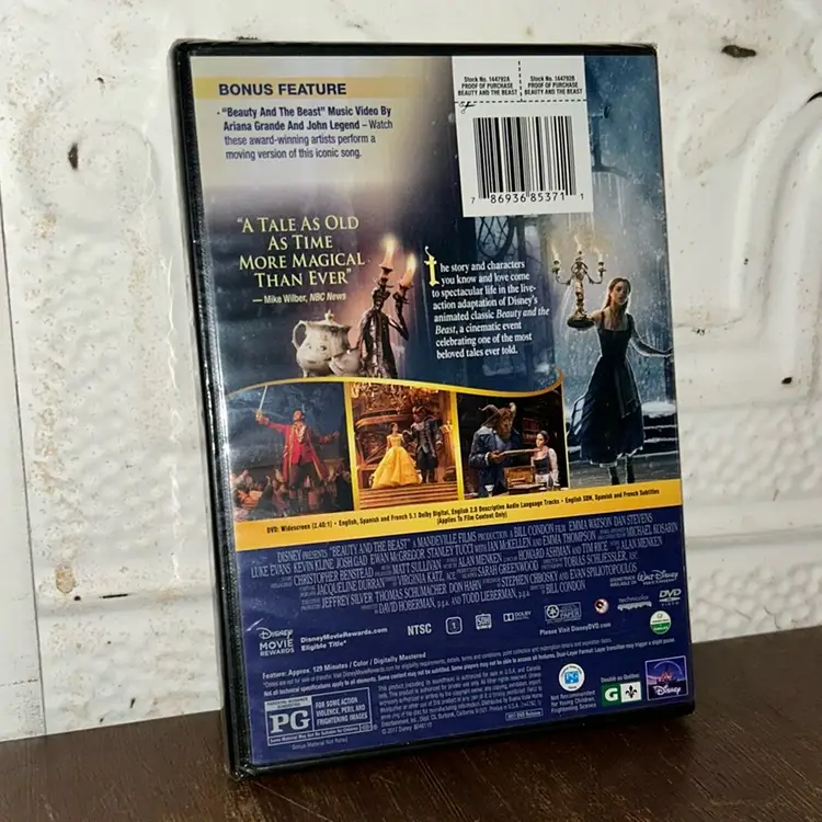 Beauty and the beast DVD