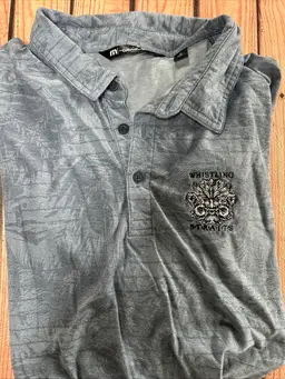 Travis, Matthew Golf, whistling streets polo extra large palm tree leaf pattern