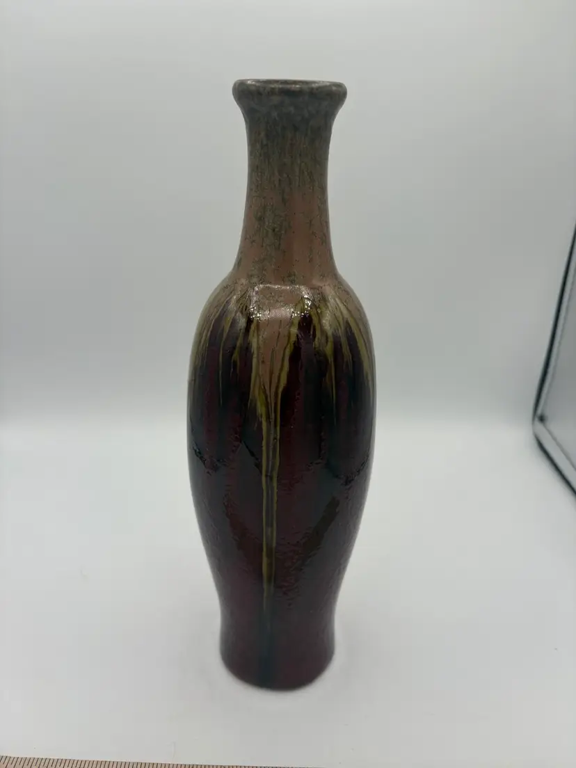 Dripware Style Pottery Vase