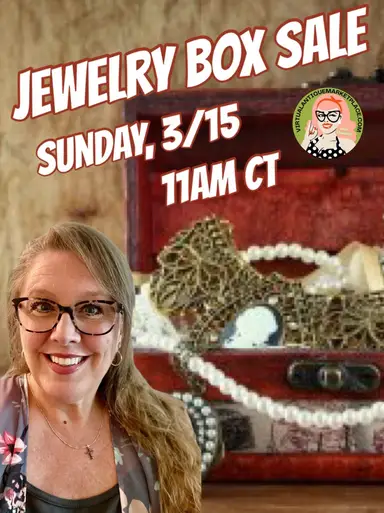 A Vintage Jewelry Box & All The Jewelry!